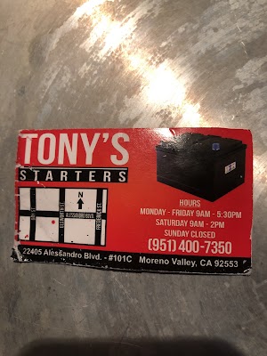 Tony's Starters and Alternators